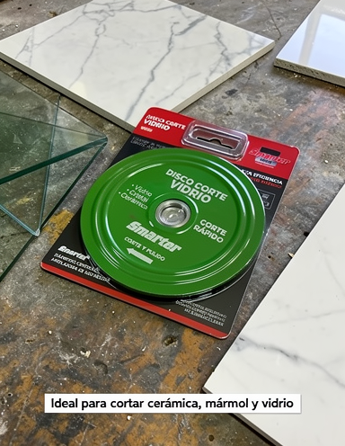 ¡Cortes perfectos al primer intento  — Disco NanoDiamante Verde!