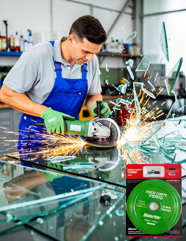 ¡Cortes perfectos al primer intento  — Disco NanoDiamante Verde!