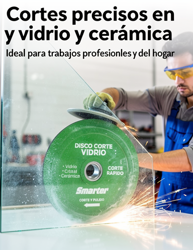 ¡Cortes perfectos al primer intento  — Disco NanoDiamante Verde!